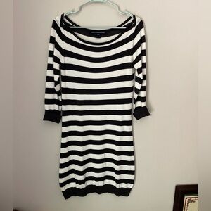 French Connection Soft Striped Rayon Dress Size 8